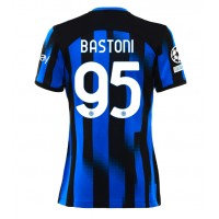 Dámy Fotbalový dres Inter Milan Alessandro Bastoni #95 2023-24 Domácí Krátký Rukáv